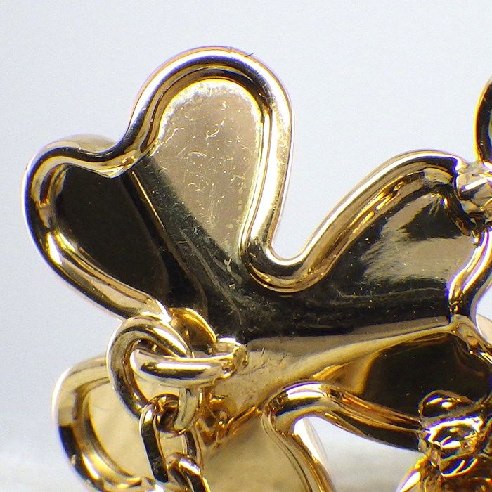 Van Cleef & Arpels Frivole Mini 3-Flower Necklace in 18K Yellow Gold