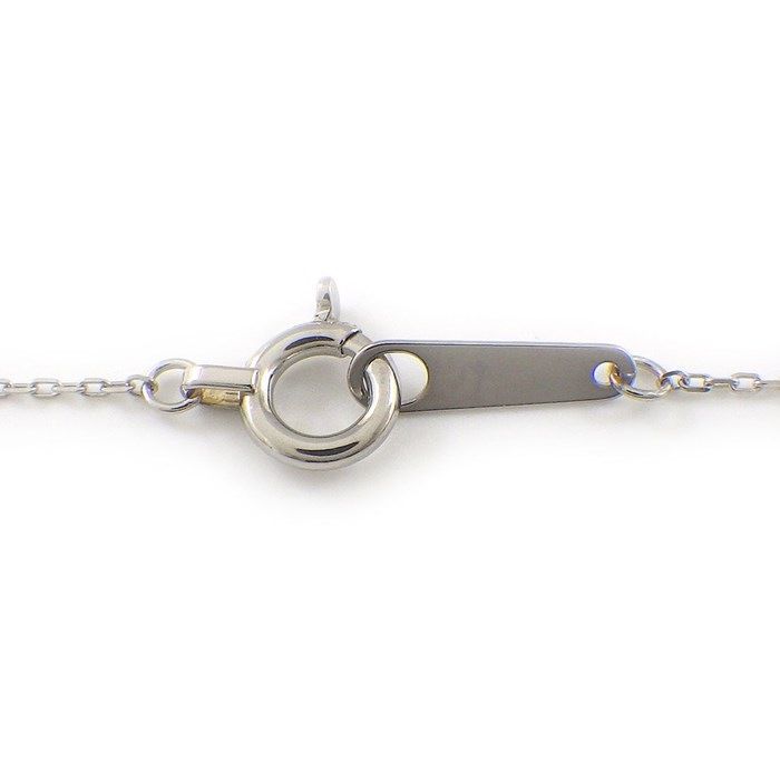 Exquisite Blue Diamond Flower Motif Necklace in Platinum