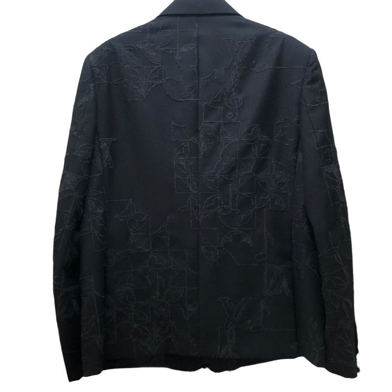 Louis Vuitton Tailored Jacket in Black Wool - Size 48