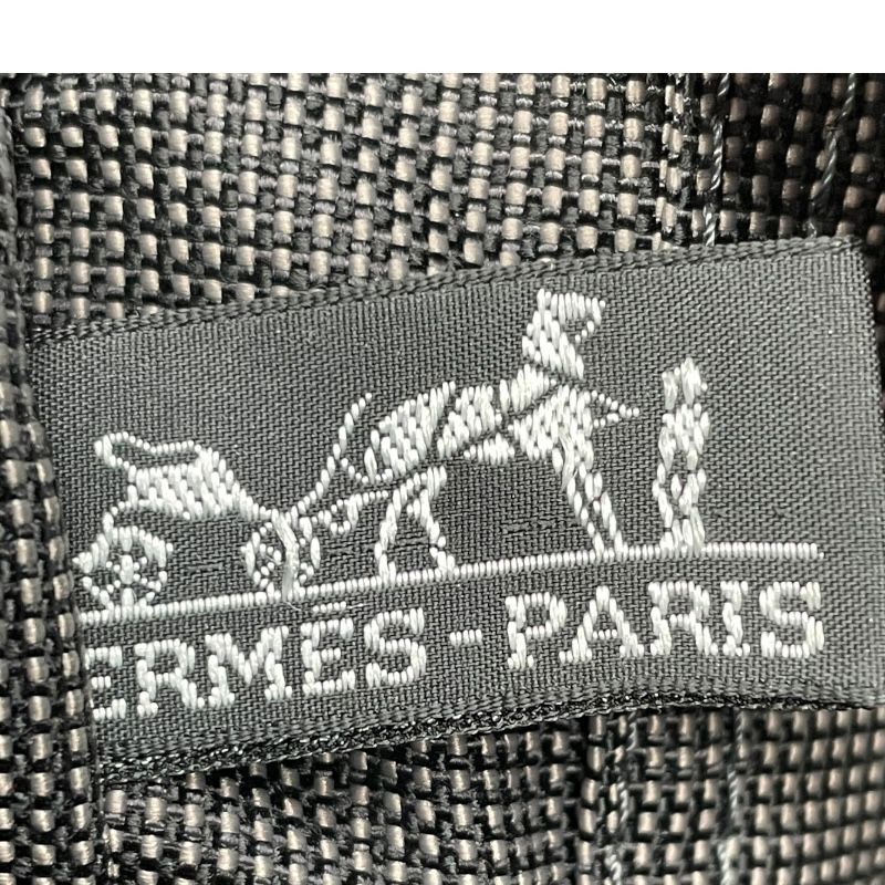 HERMES Émile Line Tote MM in Gray with Silver Hardware