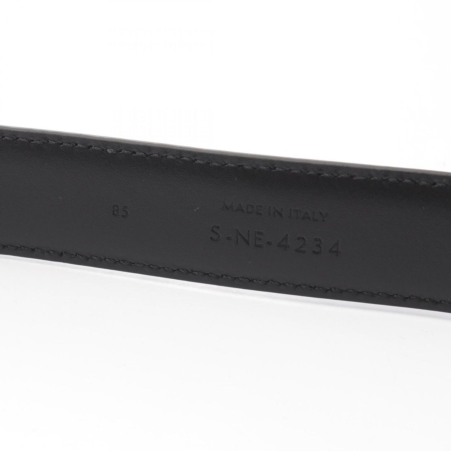 CELINE Medium Triomphe Belt in Black Leather - New