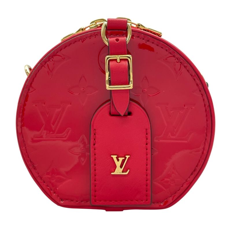 Louis Vuitton Boite Chapeau Souple M90498 in Rouge with Gold Hardware