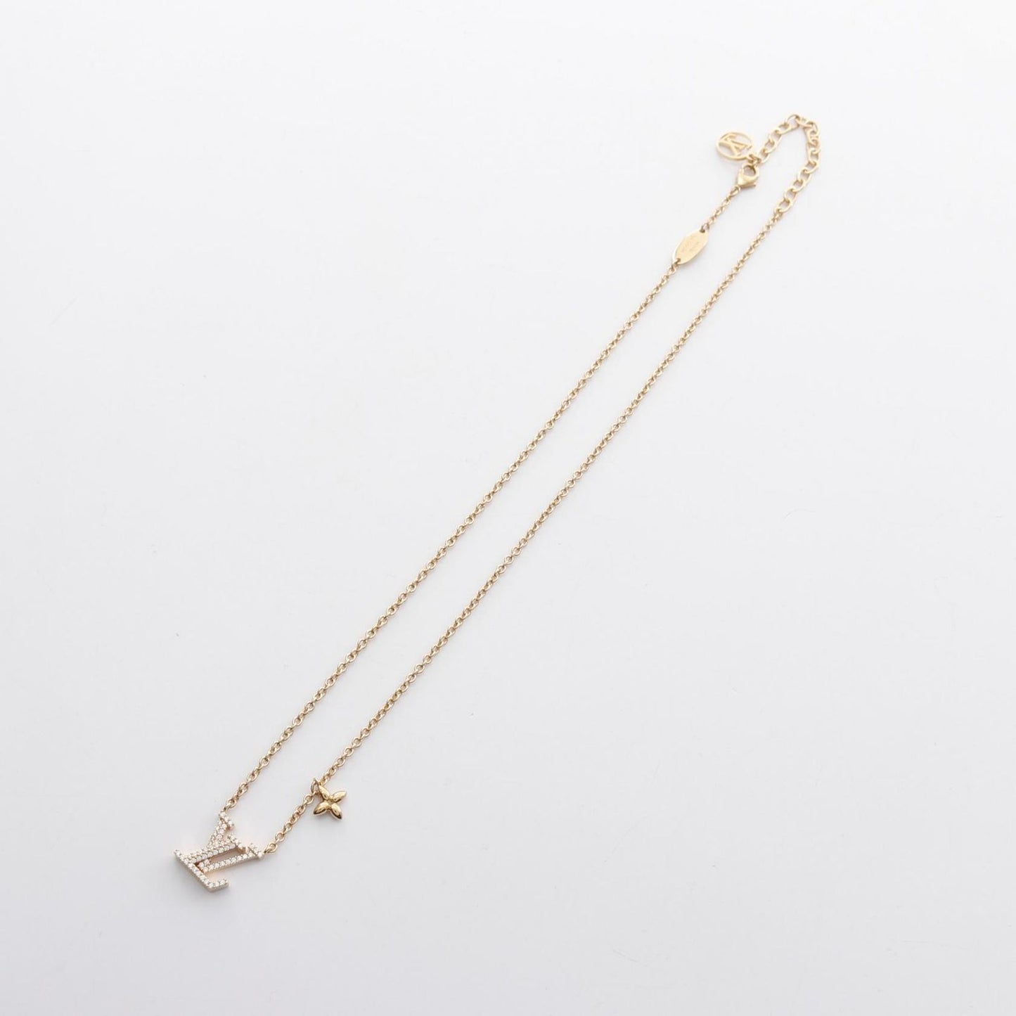 Louis Vuitton Iconic LV Necklace in Gold Plated Finish