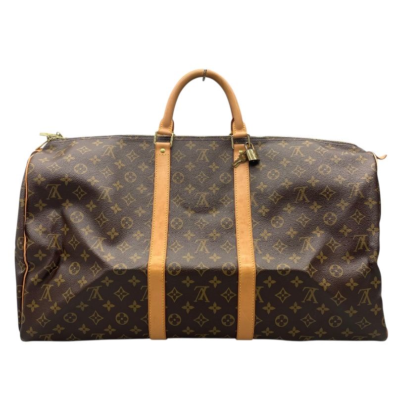 Louis Vuitton Keepall 55 Monogram Canvas Unisex Boston Bag