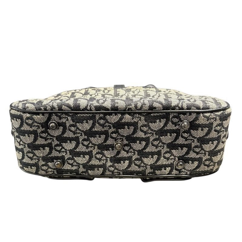 Christian Dior Trotter Handbag in Black Canvas - Unisex Luxury