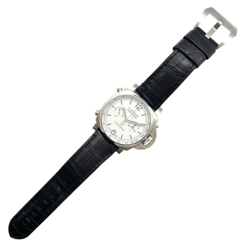 Panerai Luminor Chrono PAM01218 - Exquisite White Dial Automatic Watch