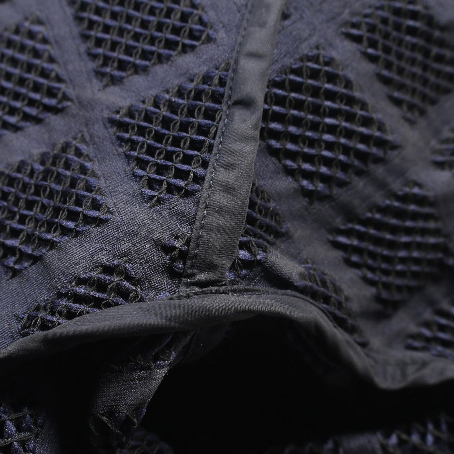 CHANEL Sports Matelassé Side Stripe Pants - Navy - Size 40