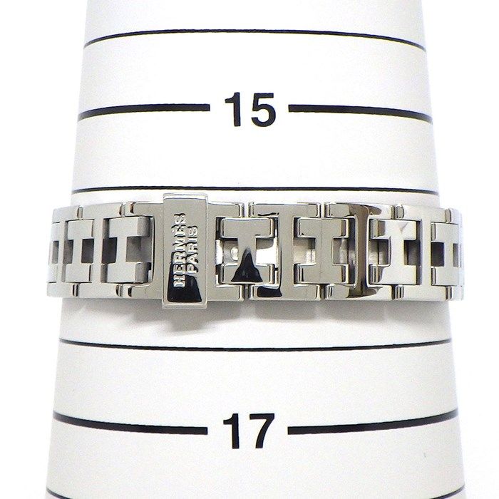 HERMES Clipper Nacre CL4.230 Diamond Bezel Quartz Watch