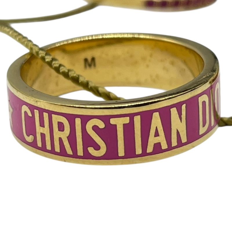 Christian Dior Code Triple Ring in Gold and Pink Metal