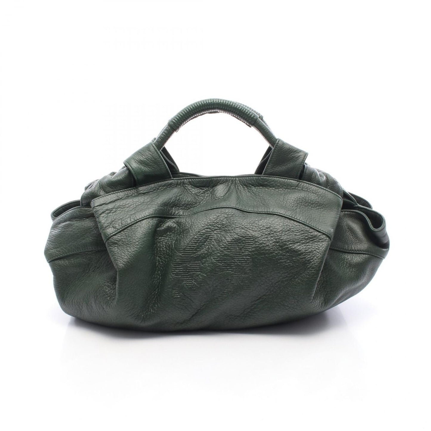 LOEWE Nappa Aire Handbag in Green Leather - Timeless Elegance
