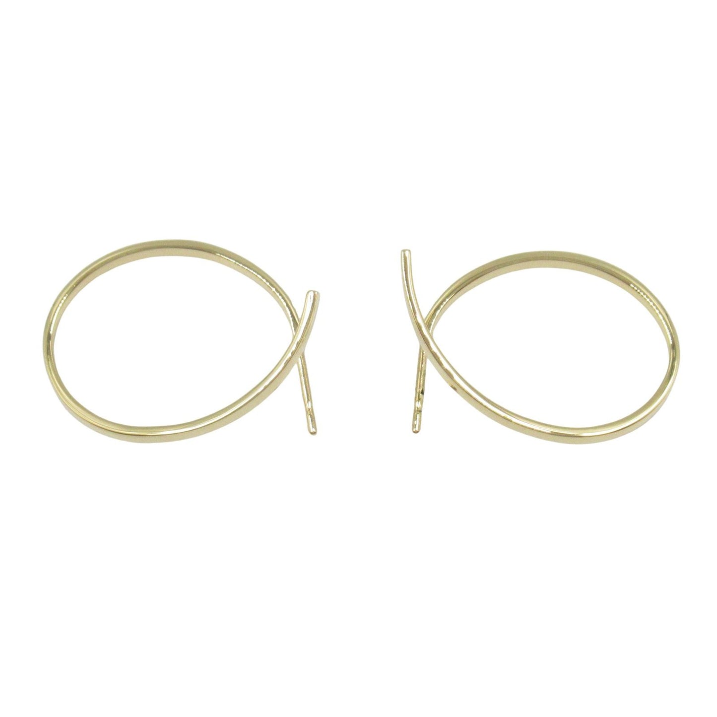 TASAKI Affine Balance Pearl Earrings in 18K Yellow Gold