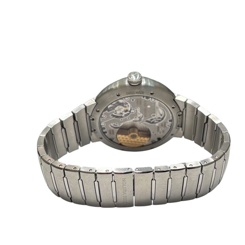 Louis Vuitton Tambour Automatic W1ST10 Silver Men's Watch