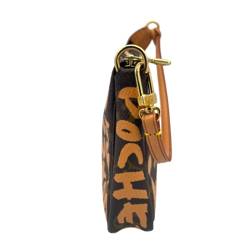 Louis Vuitton Monogram Graffiti Pochette Accessoires - Brown