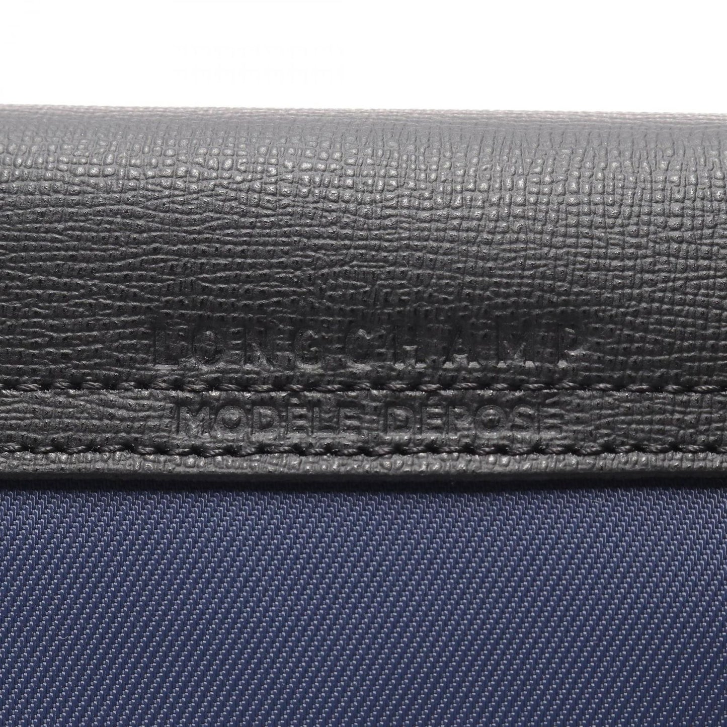 Longchamp Le Pliage Energy L Tote Bag - Navy Canvas & Leather