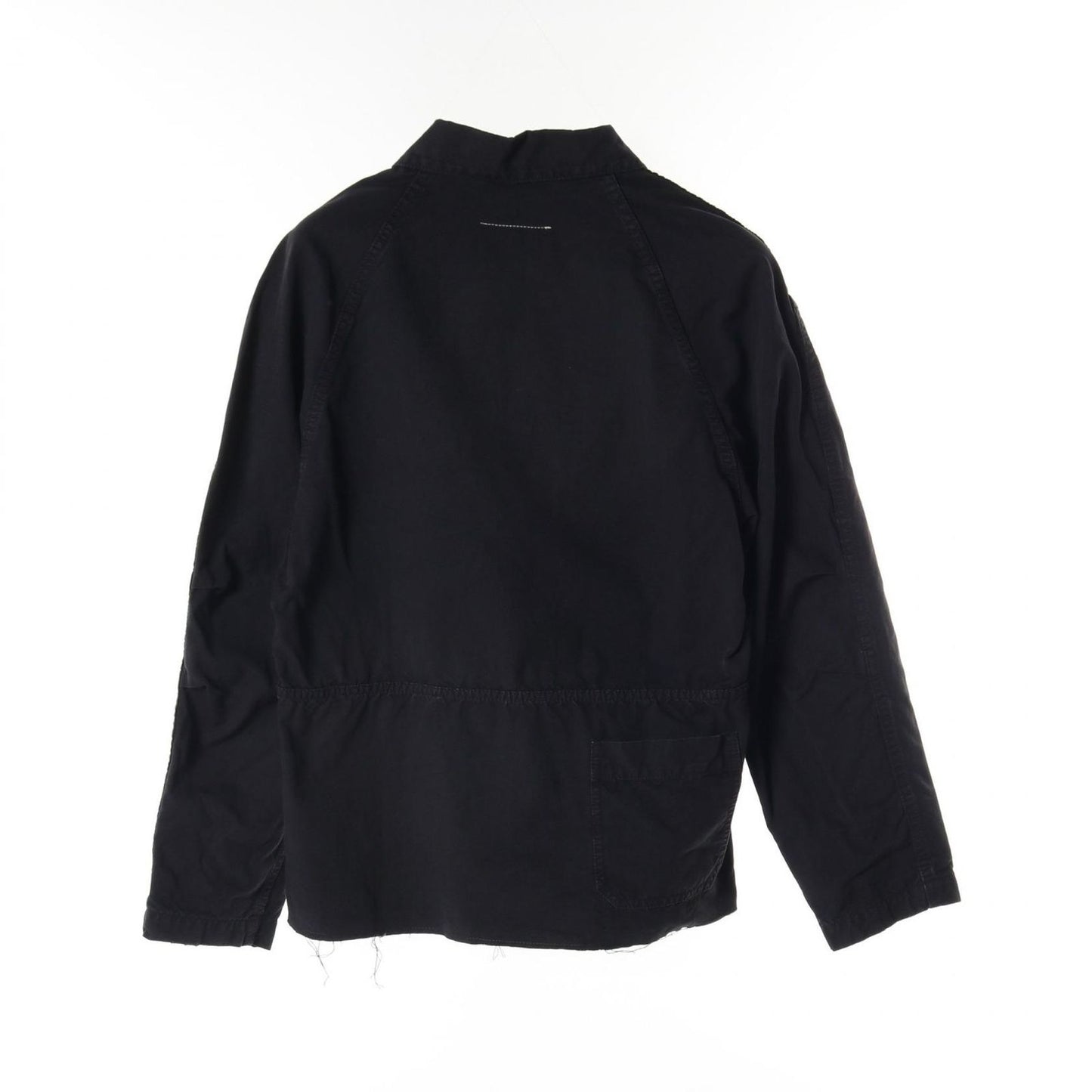 MM6 Black Cotton Jacket - Timeless Elegance for the Modern Man