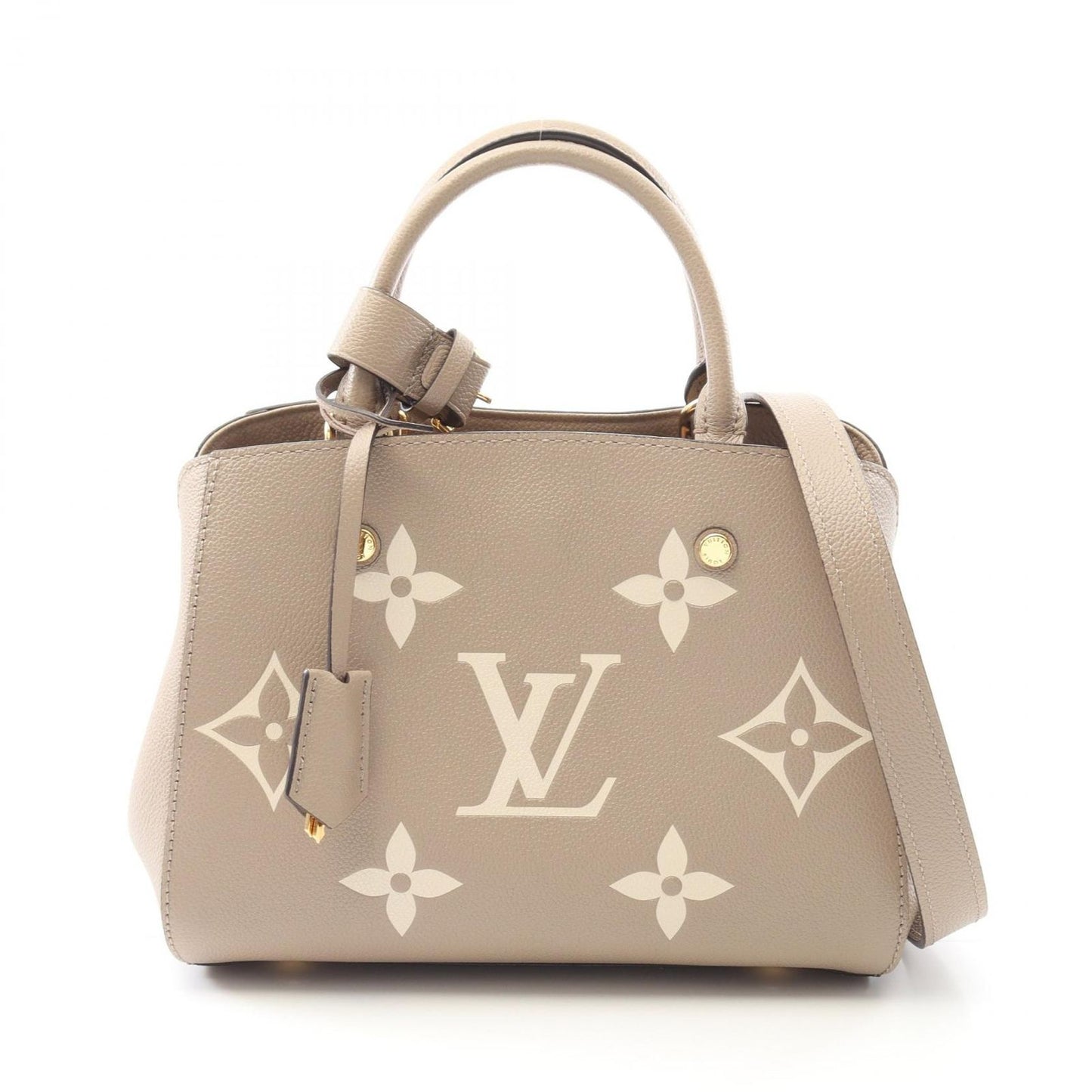 Louis Vuitton Montaigne BB Bi-Color Handbag - Exquisite Craftsmanship