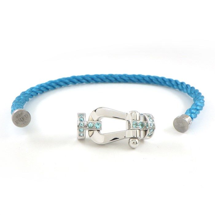FRED Force 10 Large Model Bracelet with Blue Tourmaline