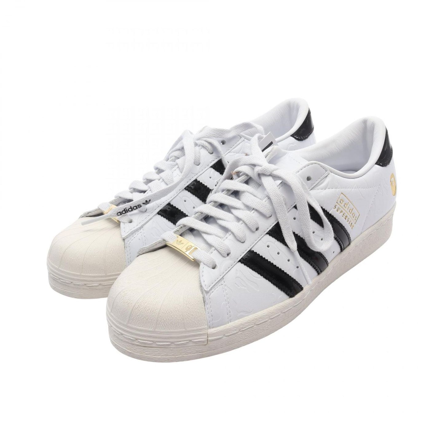 A BATHING APE × adidas Originals Superstar V Leather Sneakers