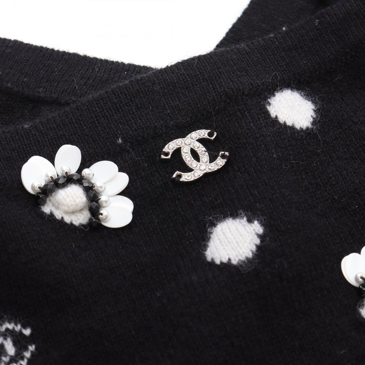 CHANEL Black Cashmere Bustier Top - Timeless Elegance