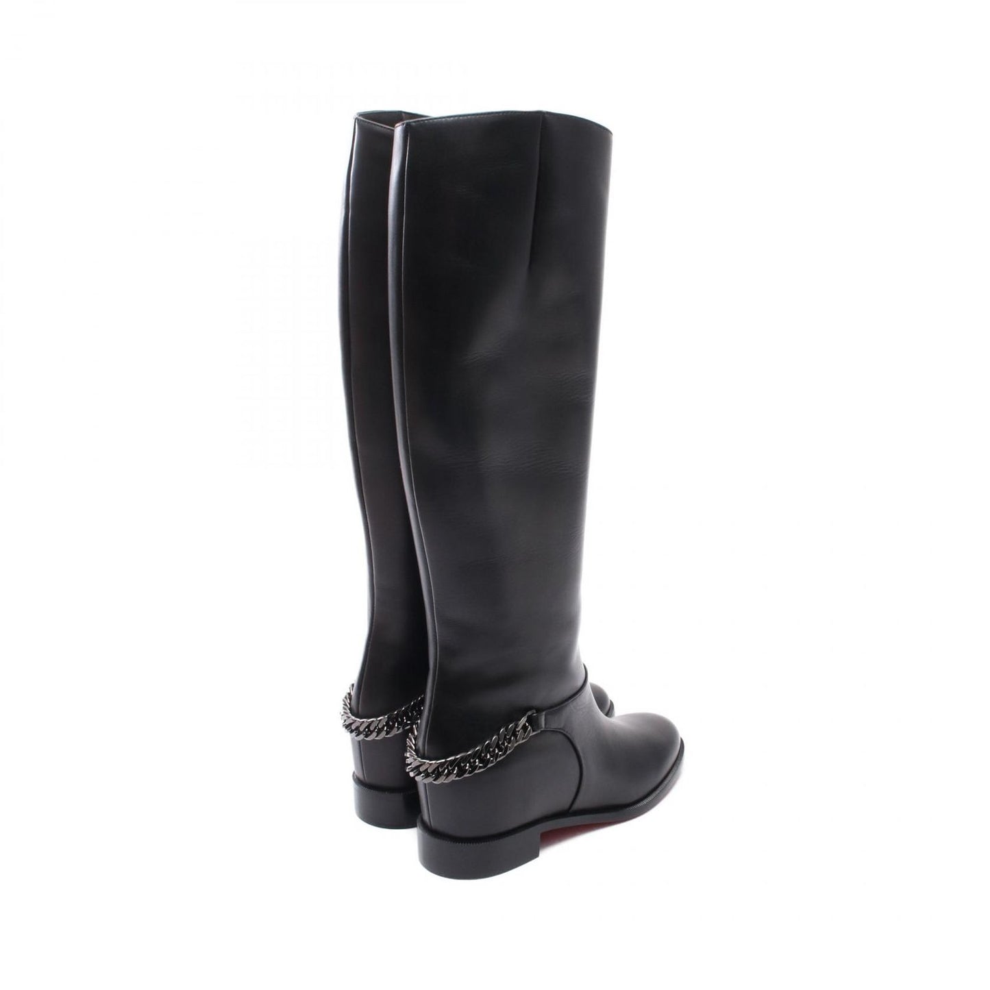 Christian Louboutin Black Leather Boots - Unworn Elegance