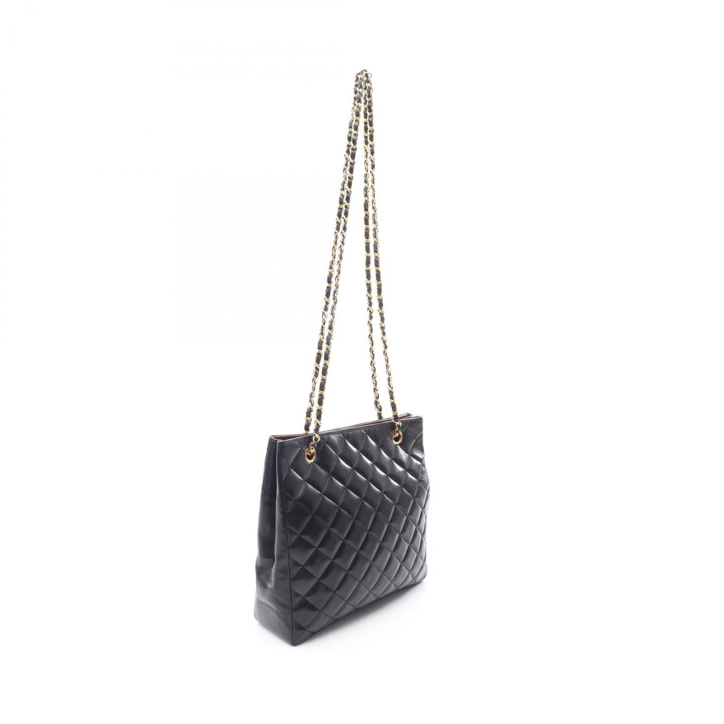 CHANEL Matelassé Tote Bag in Black Lambskin - Timeless Elegance