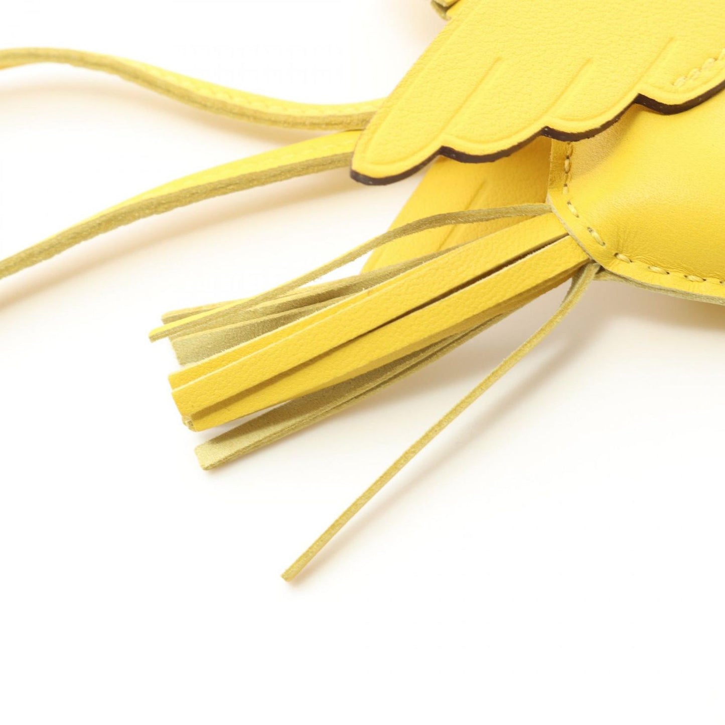 HERMES Rodeo Pegasus PM Charm in Jaune Naple - Unused Luxury Accessory