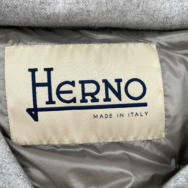 HERNO Cashmere Down Jacket in Gray - Women's Luxury Outerwear