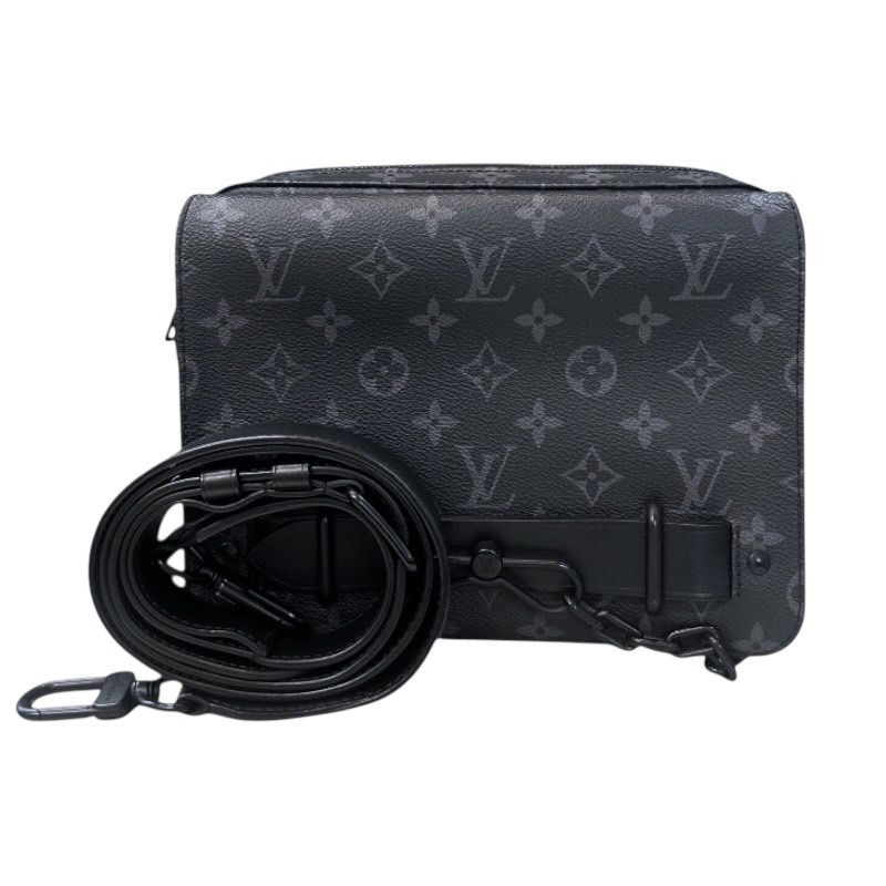 Louis Vuitton Steamer Messenger Bag - Monogram Eclipse - M45585