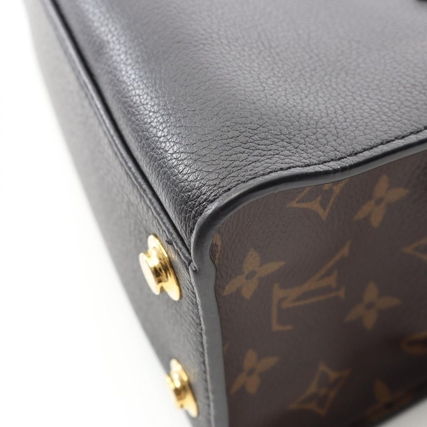 Louis Vuitton OnMySide PM Monogram Noir Handbag - Timeless Elegance