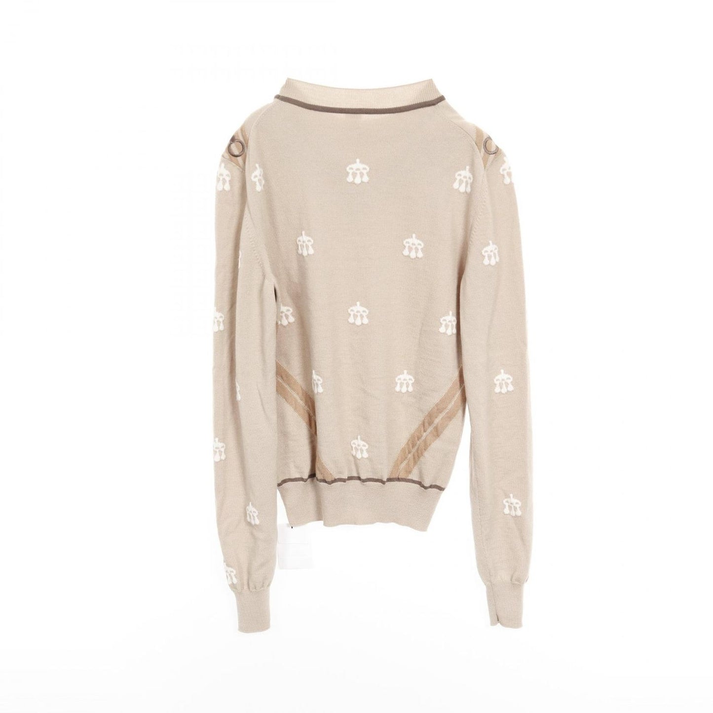 HERMES MORS A JOUETS Embroidered Wool Knit - Size 36