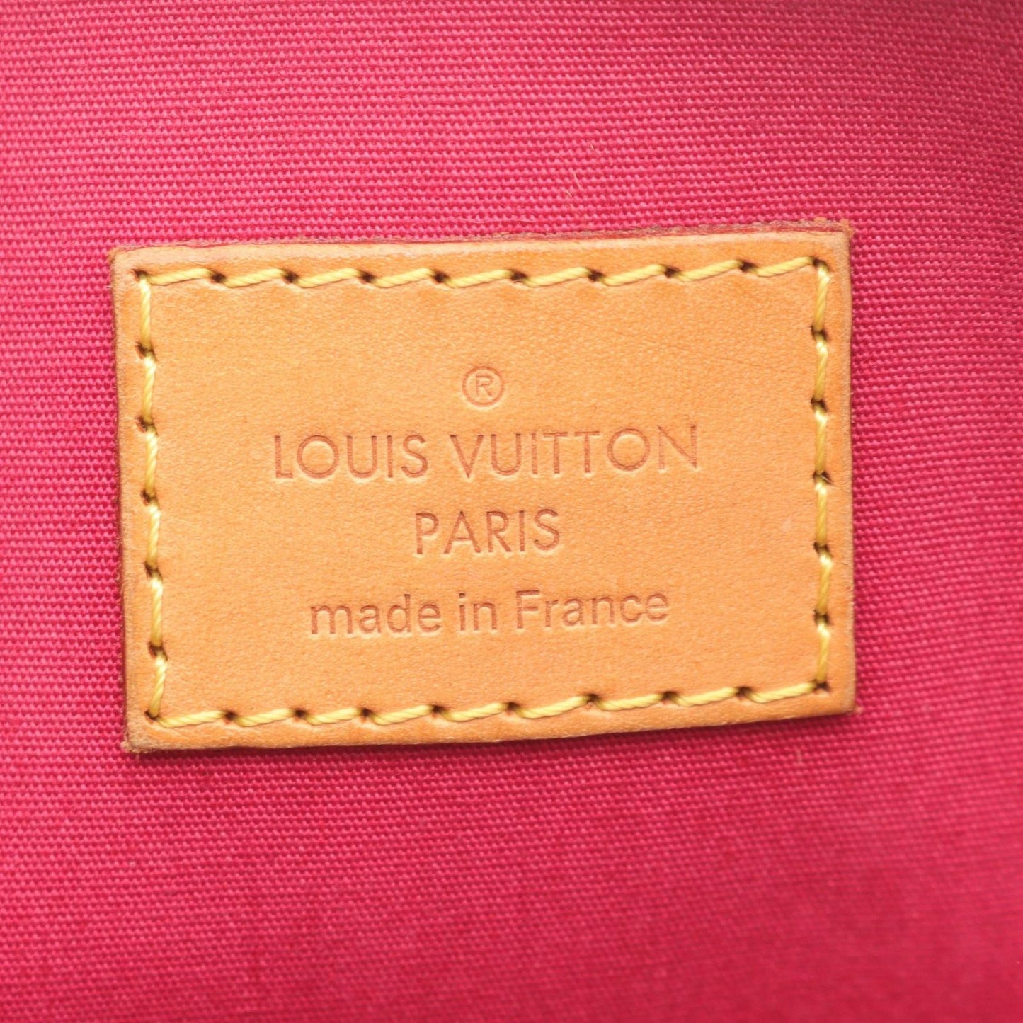 Louis Vuitton Alma PM Monogram Vernis Handbag in Magenta
