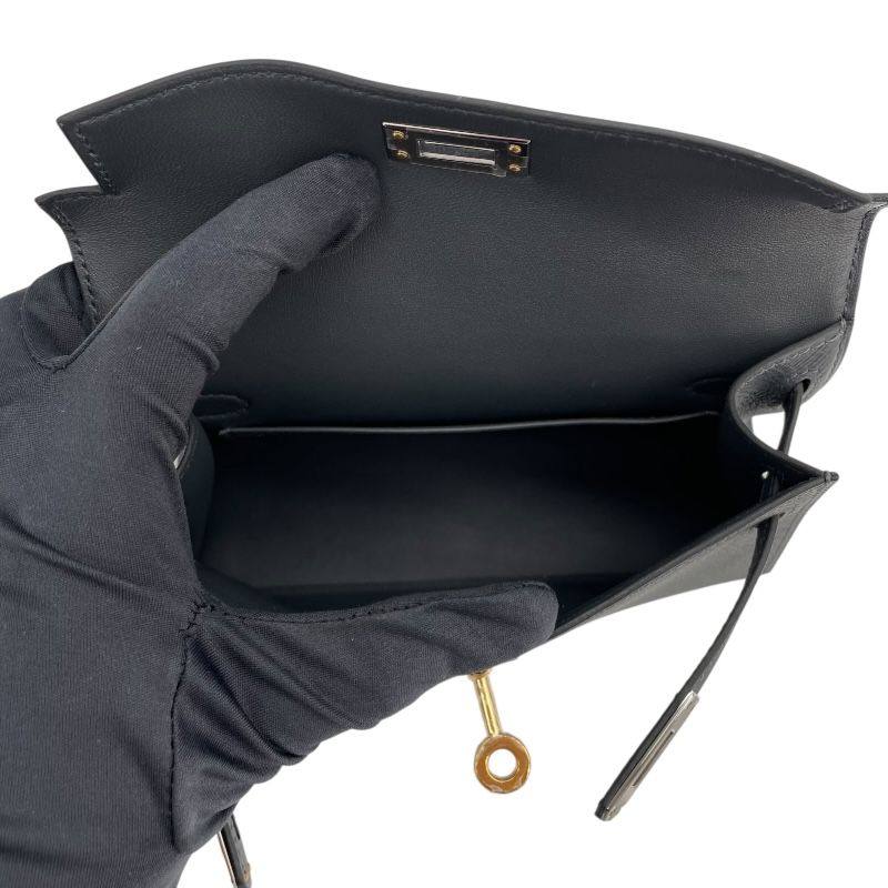 HERMES Mini Kelly 2 W刻 Grimitist Gold & Silver Hardware