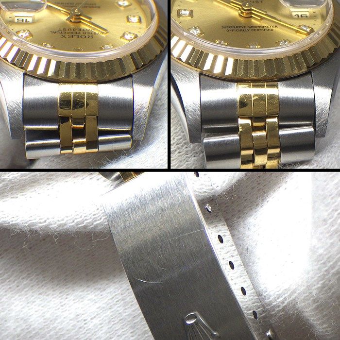 Rolex Datejust 79173G - Champagne Gold Dial, Diamond Index, 2000