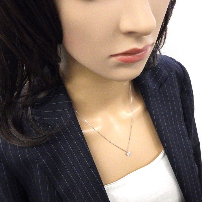 Exquisite 0.539ct Diamond Necklace in Platinum - Timeless Elegance