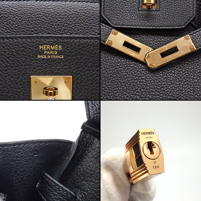 HERMES Birkin 30 Bag - 2019 Black Togo with Rose Gold Hardware