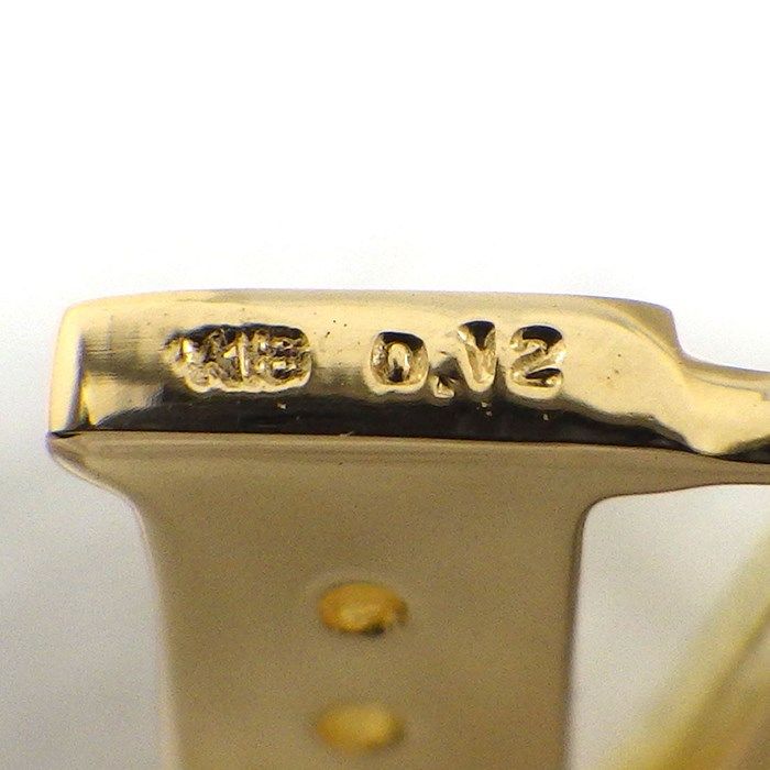 Elegant K Initial Diamond Pendant in 18K Yellow Gold