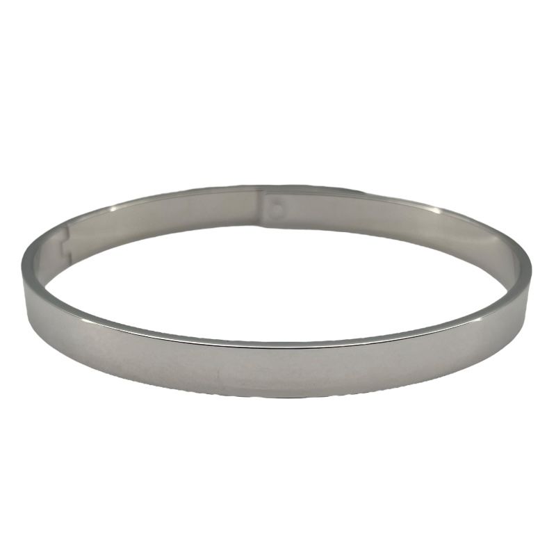 HERMES Kelly Bracelet in K18 White Gold - Exquisite Luxury