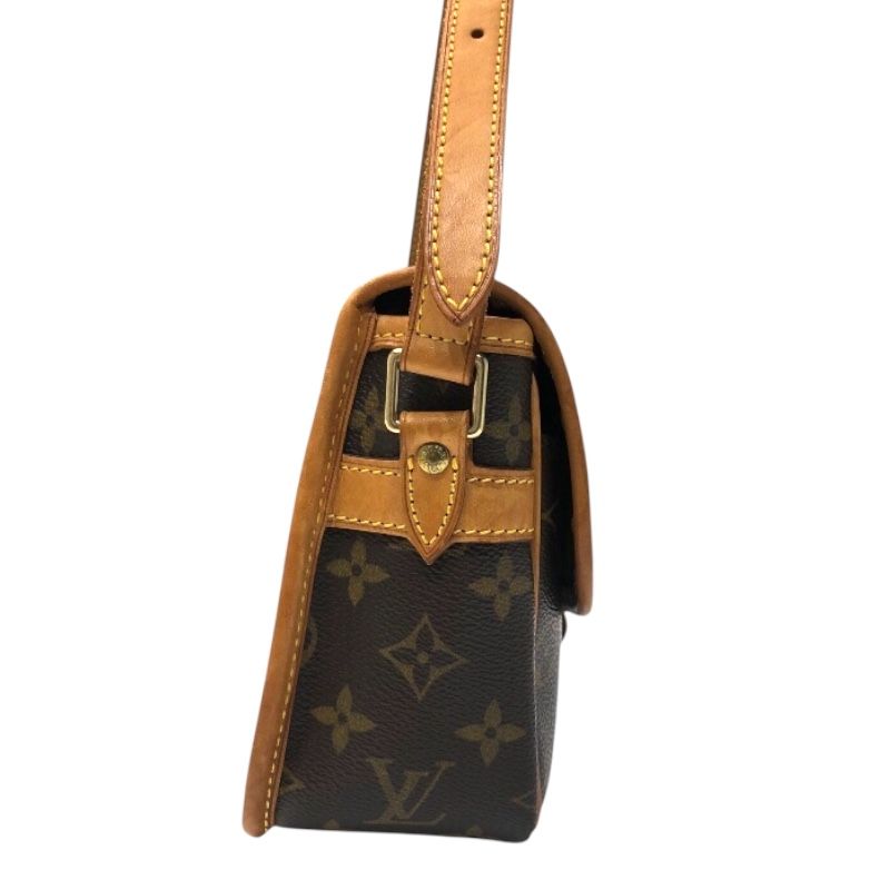 Louis Vuitton Monogram Salony Shoulder Bag - Brown & Gold Hardware