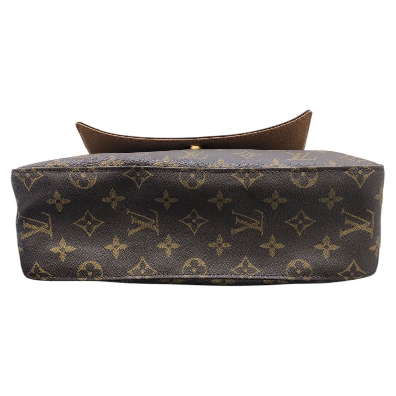 Louis Vuitton Mini Looping M51147 Monogram Canvas Handbag - Brown