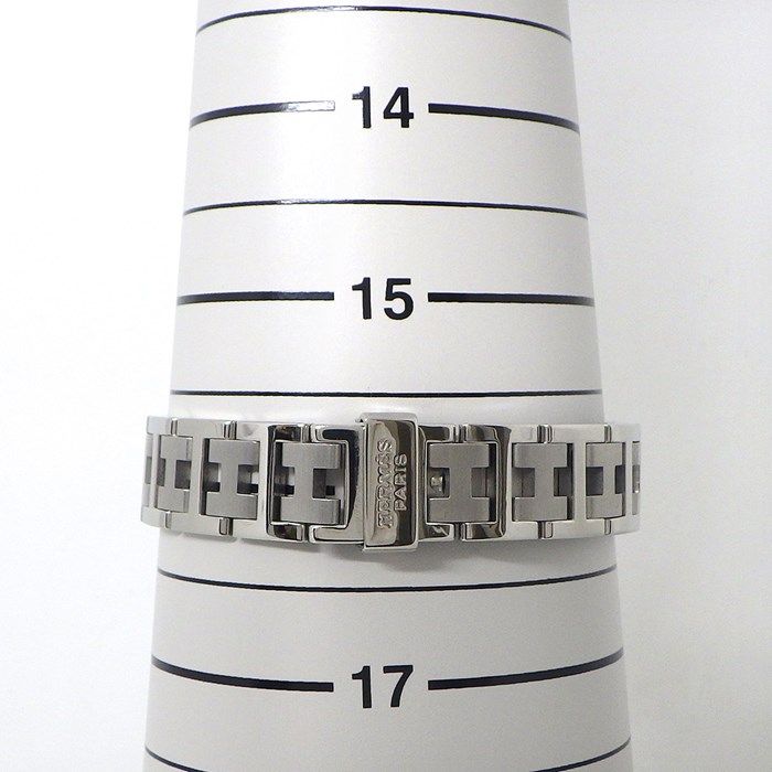HERMES Clipper CL4.210 Quartz Watch - White Dial, Stainless Steel