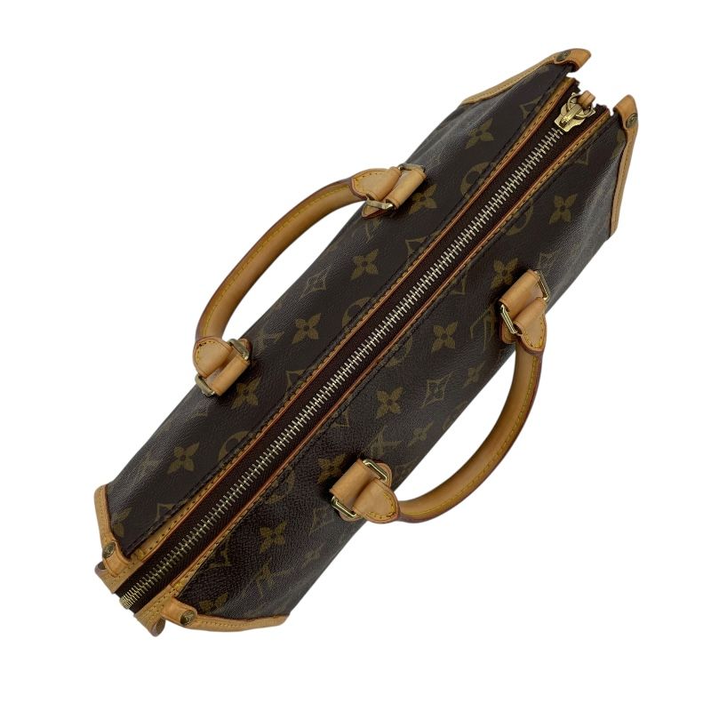 Louis Vuitton Popincourt M40009 Monogram Canvas Handbag - Brown