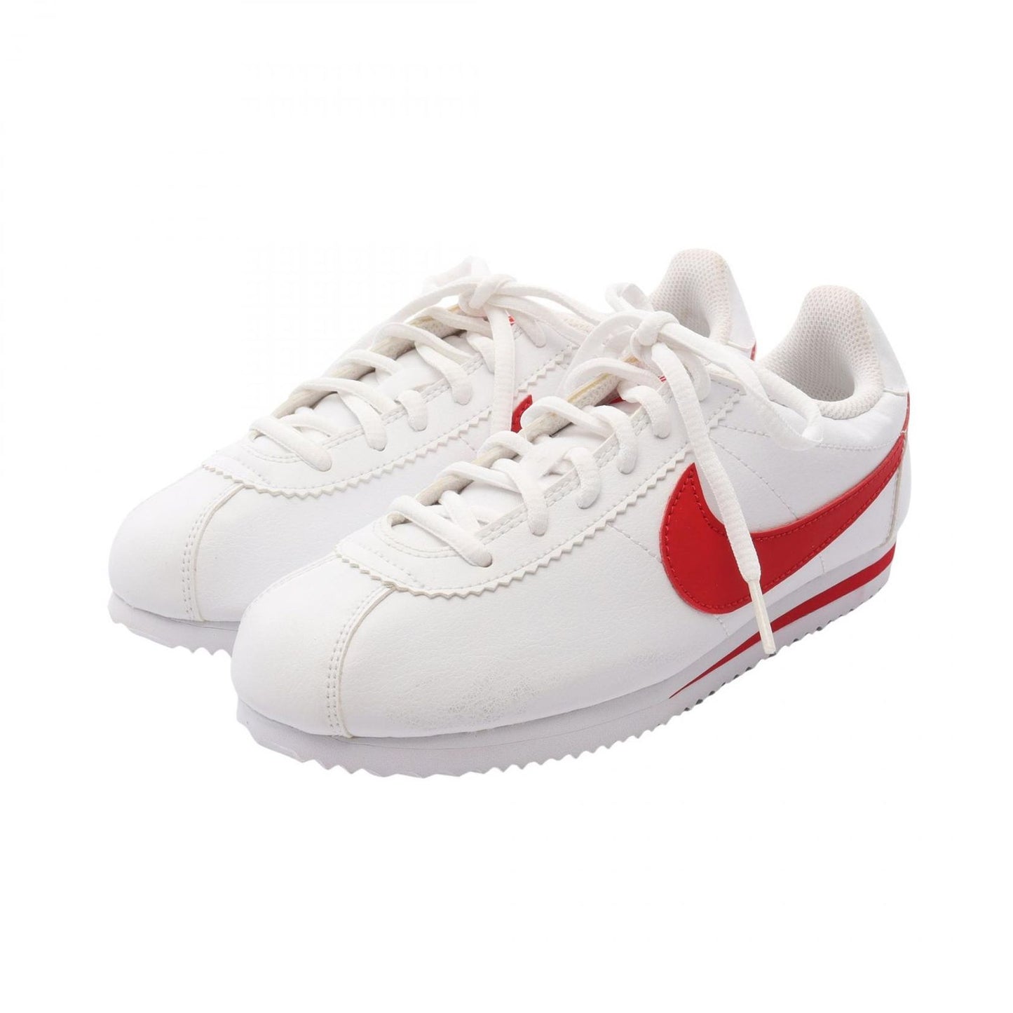 NIKE Cortez Sneakers in White Leather - Timeless Elegance