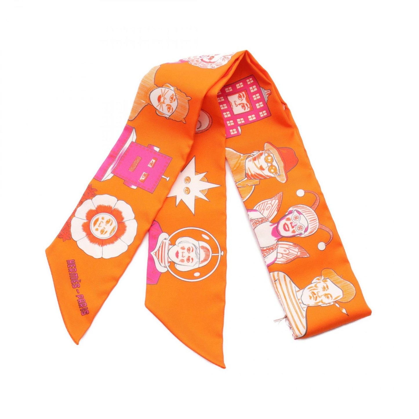 HERMES Twilly Dress Code Silk Scarf - Unused Luxury Accessory