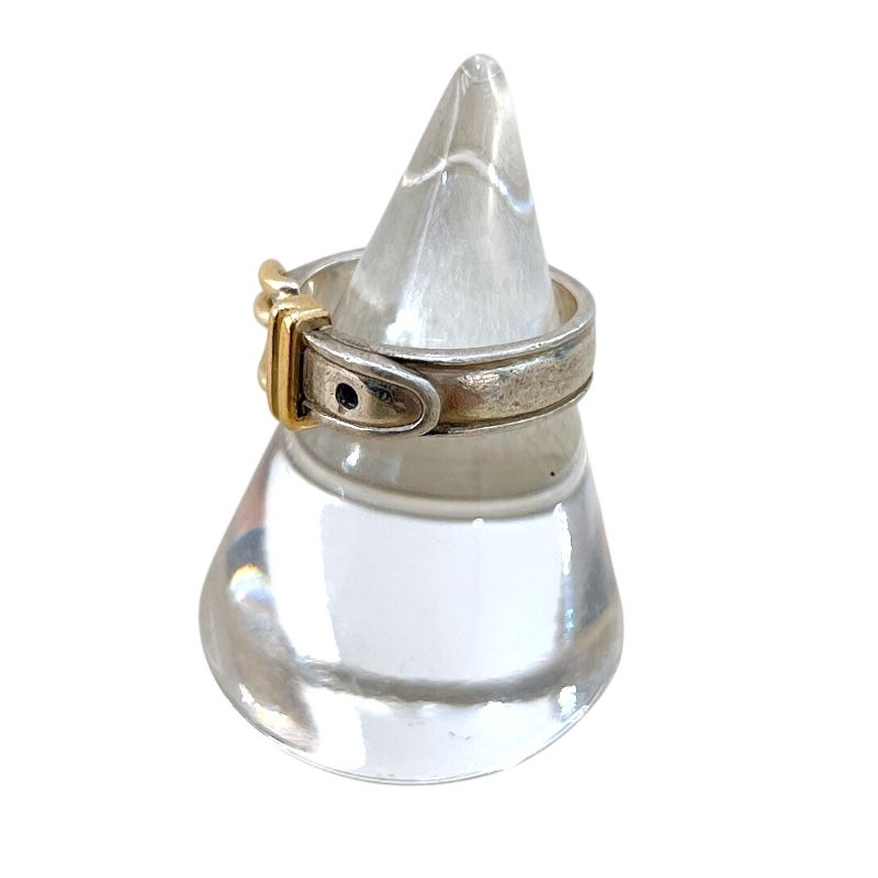 HERMES Sanchure Ring in Silver 925 & K18 Gold - Exquisite Craftsmanship