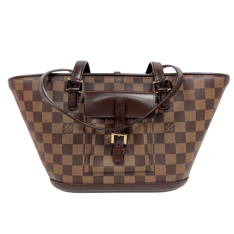 Louis Vuitton Monceau PM Handbag - Brown Damier Canvas with Gold Hardware