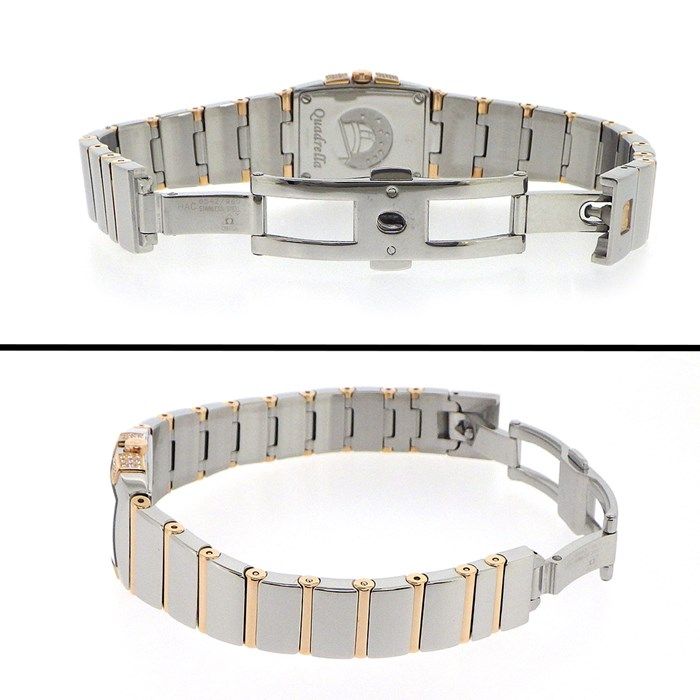 OMEGA Constellation Mini Quadrera 1283.79.00 with Diamond Bezel