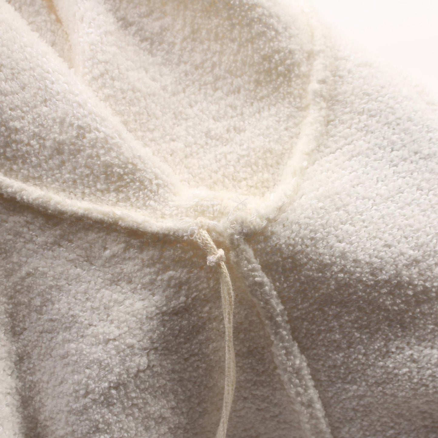 CHANEL Coco Mark Button Pile Dress in White/Black - Size 42