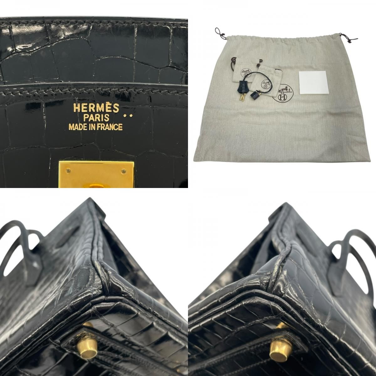 HERMES Birkin 30 Black Niloticus with Gold Hardware - Timeless Elegance