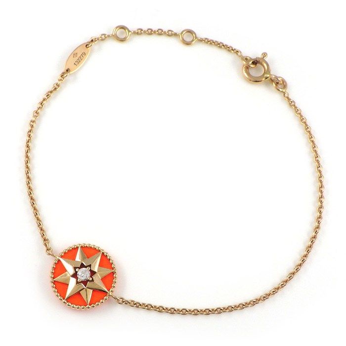Christian Dior Rose des Vents Diamond Bracelet in K18 Pink Gold