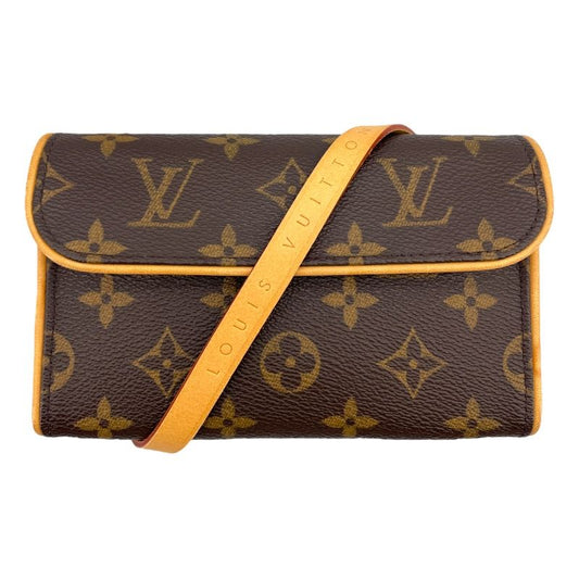 Louis Vuitton Pochette Florentine M51855 Monogram Brown Shoulder Bag